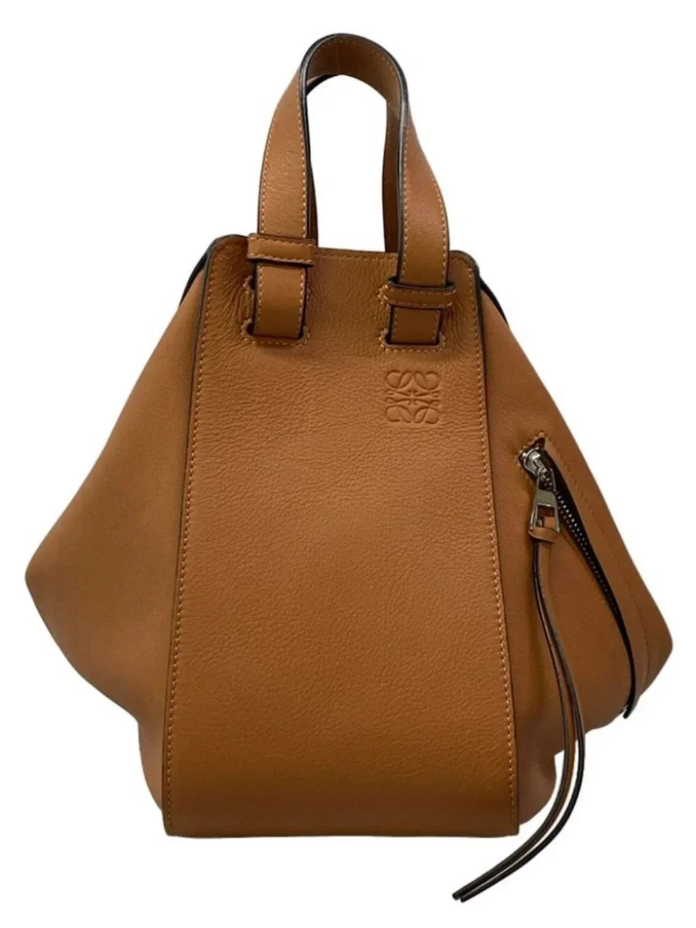 LOEWE Hammock bag small 387.30NN60 Tan (Brown) Classic Calf Handbag